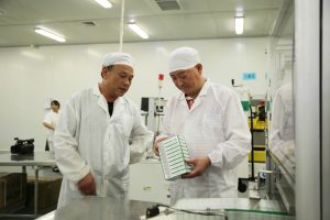 楊文龍董事長(zhǎng)蒞臨仁和制藥視察指導(dǎo)工作